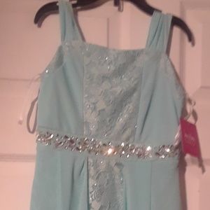NWT girls lace formal dress 6x